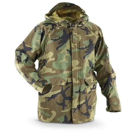 Tru Spec H2o Army Rain Parka Woodland Camo 203238 Camo Rain Gear