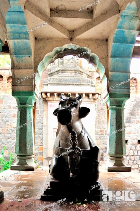 Nandi Bull Statue At Kashi Vishwanath Temple Rashin Karjat