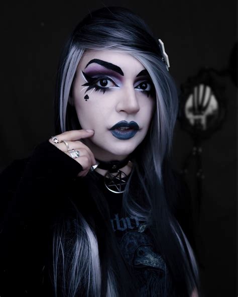 Willow Von Witcher Pride 2021 Goth Makeup L Ace Flag Goth Makeup