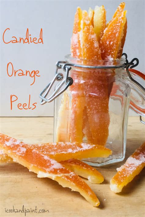 Candied Orange Peels~homemade Citron Recipe I Cook And Paint