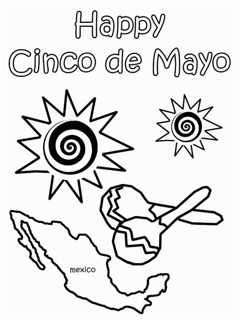 In case you don\'t find what you are looking for, use the top search bar to search again! 35 Free Printable Cinco de Mayo Coloring Pages