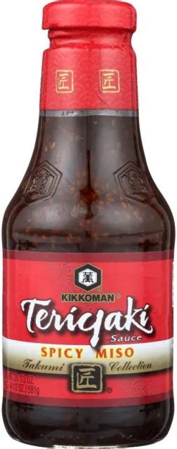 Kikkoman Takumi Teriyaki Gochujang Spicy Miso Sauce 205 Oz 549