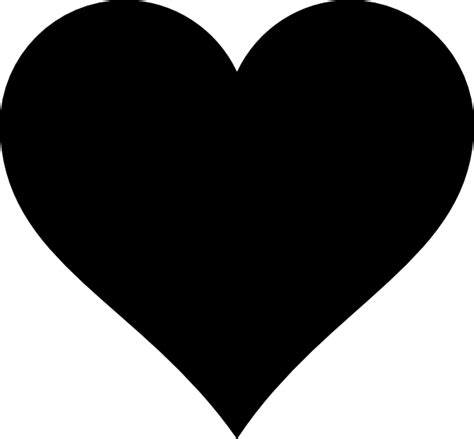 Heart Silhouette Clip Art - ClipArt Best png image