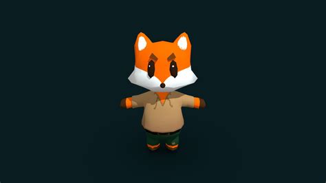 Fox Game Character 3d Model By Stormsurgestudio A308702 Sketchfab