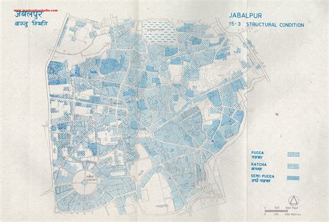 Jabalpur Structural Conditions Map Master Plans India