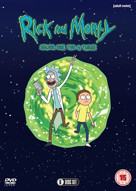 Rick And Morty Season One Two And Three Dvd Box Set Free Shipping