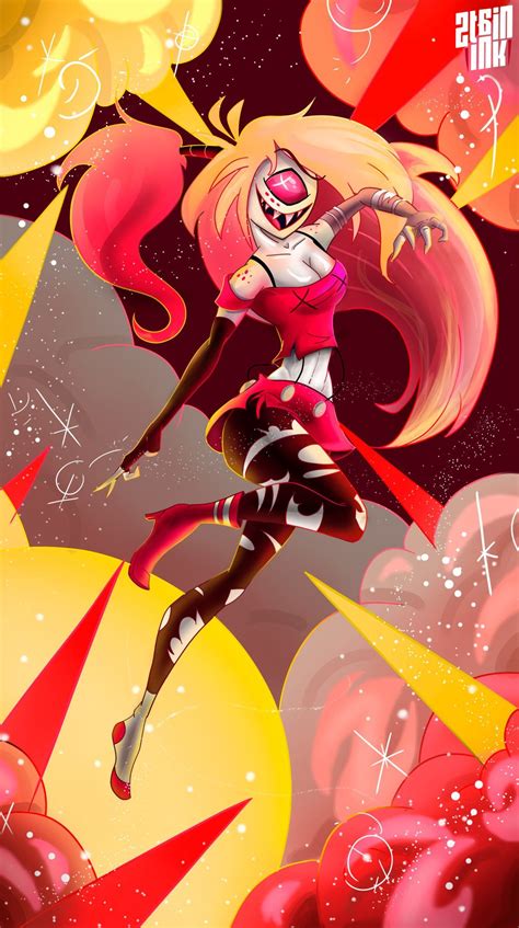 Stainink On Twitter Make It Explode Cherri 🍒💣💥💥 Hazbinhotel Hazbinhotel Hazbinhotelfanart