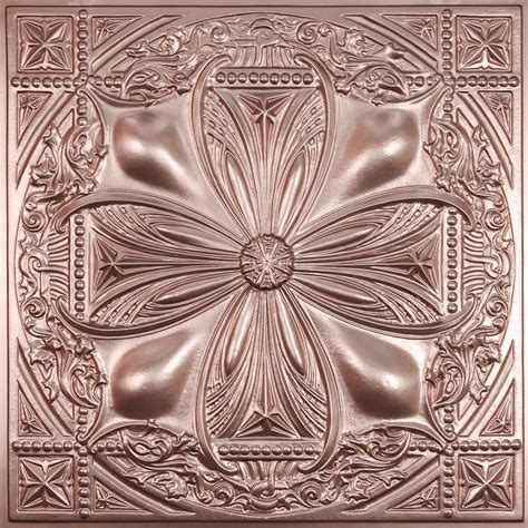 There's a selection for every budget and existing ceiling type, and installation methods should be a snap for. Ceilume Avalon Faux Copper Ceiling Tile, 2 Feet x 2 Feet ...