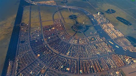 Centralized Layout Of Over 180k Population City Skyline City