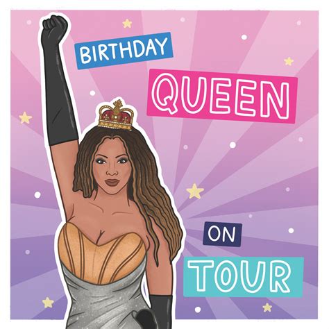 Birthday Queen Beyoncé Birthday Card Boomf