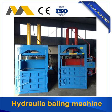 Manual Vertical Hydraulic Baler Scrap Paper Baling Machine China