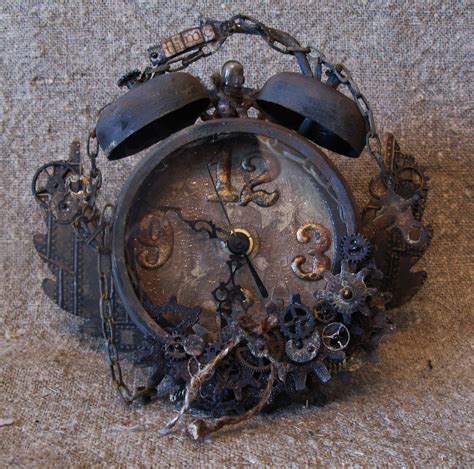 Annes Papercreations Steampunk Crafts Clock Art Clock Craft