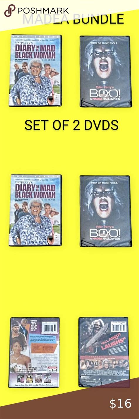 Tyler Perry S Boo A Madea Halloween And Diary Of A Mad Black Woman Dvd Movies Madea Halloween