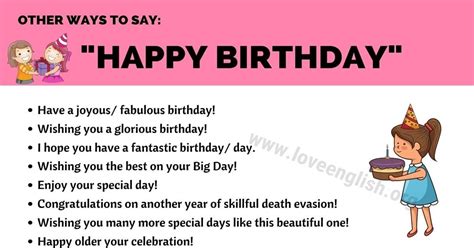 Birthday Wishes 35 Funny Ways To Say Happy Birthday In English Happy