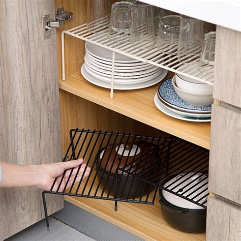 Expandable Cabinet Shelf Adjustable Kitchen Countertop Organizer