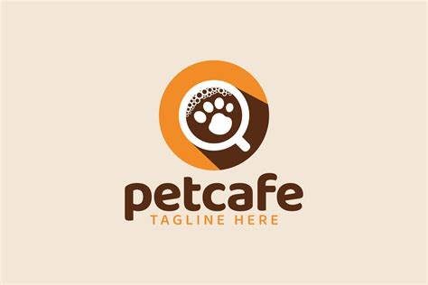 Pet Cafe Logo For Any Business Especially For Pet Shop Store Cafe