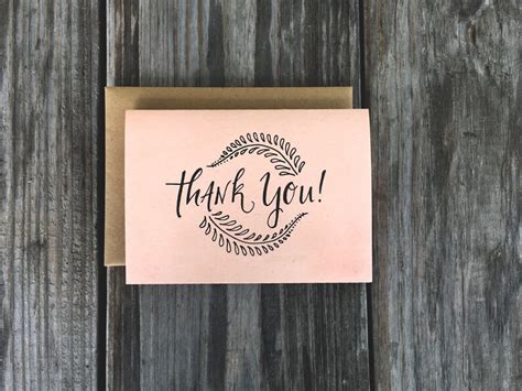 Wedding Thank You Card Set Thank You Note Cards Bulk Simple Etsy