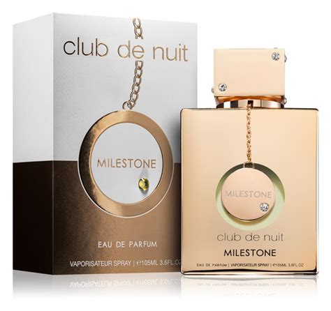 Base notes are musk, ambroxan and vetiver. Club De Nuit Milestone Eau De Parfum 105ml Unisex | Armaf