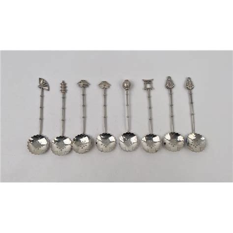 Japanese Sterling Silver Spoons