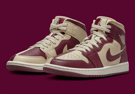 Now Available Air Jordan 1 Mid Se W Split Cherrywood — Sneaker Shouts