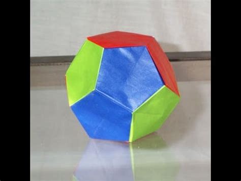 Origami Dodecahedron Instructions The Secrets Of Origami