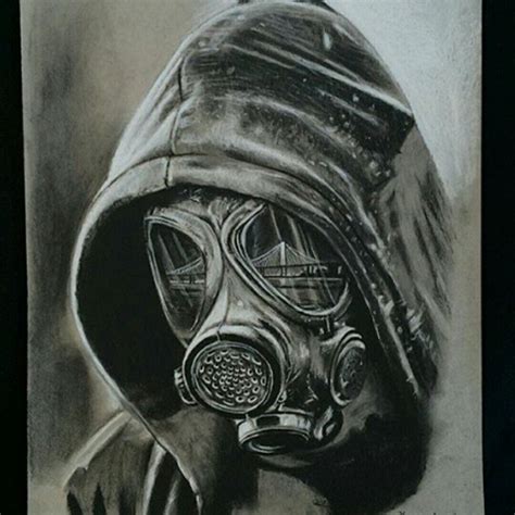 gas mask skull drawings my xxx hot girl