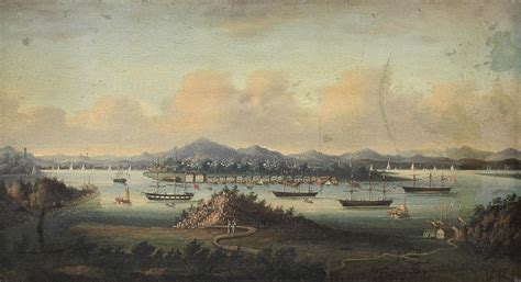 Unknown Painter China Whampoa Anchorage Circa 1845 Painting By