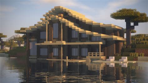 A water modern house in minecraft is a unique yet simple build that combines the aesthetics of a modern house with the beautiful. Beachhouse Minecraft Step By Step Pictures - Zion Star