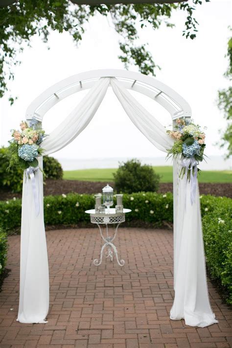 Garden Arch With Hydrangeas Wedding Archway Wedding Arch Tulle