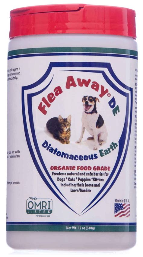 Flea Away De Diatomaceous Organic Food Grade 12 Oz Jeffers