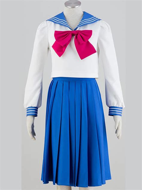 Sailor Moon Serena Tsukino Usagi Tsukino School Uniform Cosplay Costume
