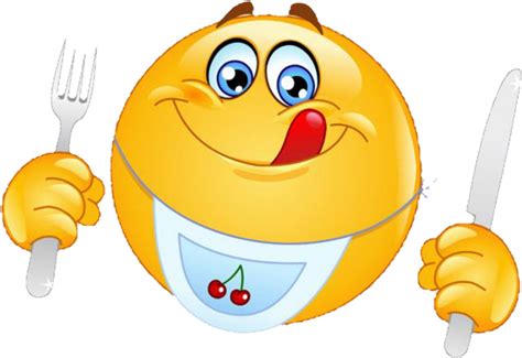 Cartoon Fork Png Yummy Sticker Hungry Emoticon 4894107 Vippng