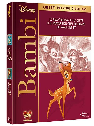 Bambi Bambi 2 Edition Exclusive Coffret Prestige Blu Ray David