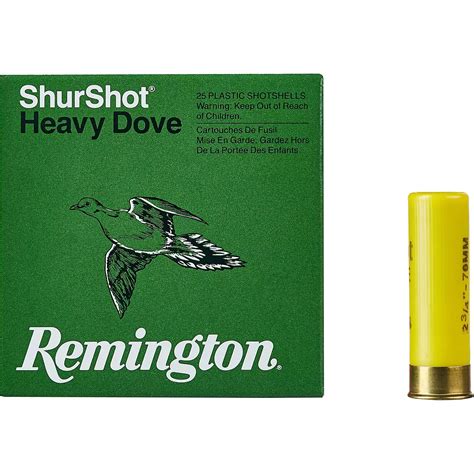 Remington Shurshot Heavy Dove 20 Gauge 8 Shot Shotshells Academy