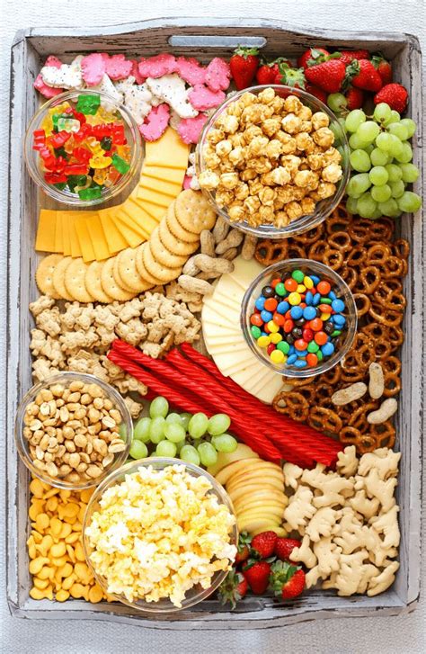 Movie Night Snack Board Simply Made Recipes Recipe Sleepover Food Food Platters Party