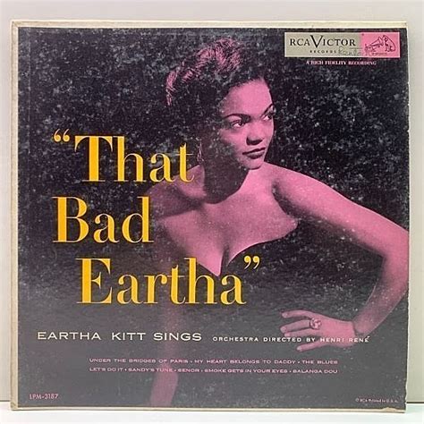 EARTHA KITT That Bad Eartha 10 RCA Victor WAXPEND RECORDS