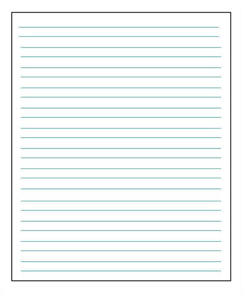 Printable Lined Writing Paper Pdf Discover The Beauty Of Printable Paper