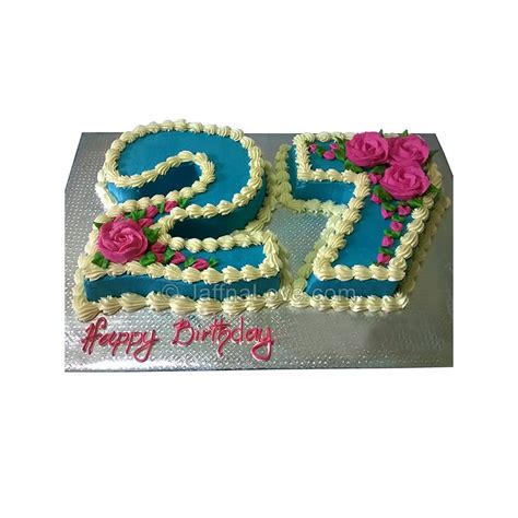 27th Birthday Cake
