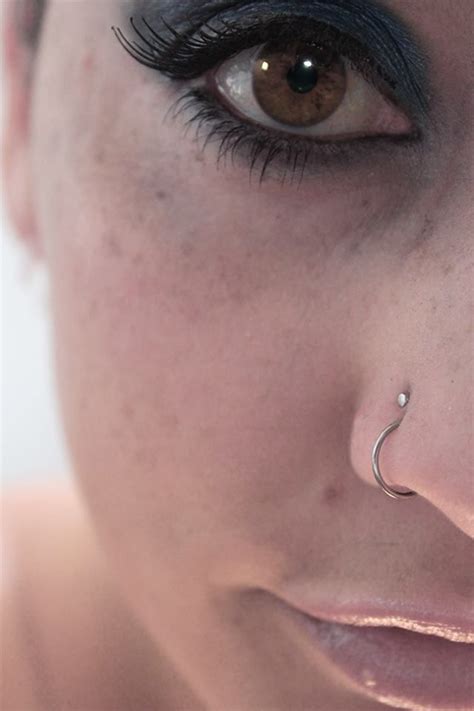 Double Love Nose Piercing Nose Piercing Ring Nose Piercing Jewelry