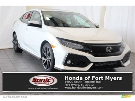 2018 White Orchid Pearl Honda Civic Sport Touring Hatchback 124305202
