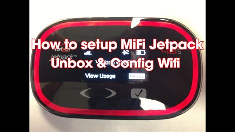 How To Setup Mifi Jetpack Verizon G Wifi Hotspot Youtube