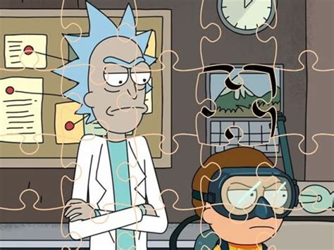Play Rick And Morty Jigsaw On Web Browser Games