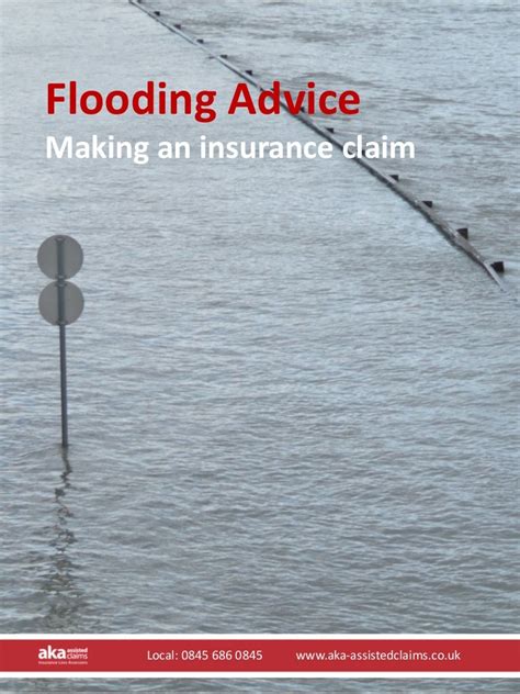 Flooding Advice Making An Insurance Claim