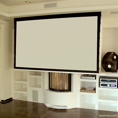 Beamax In-Ceiling Projection Screen Balances High-End Quality In Home ...