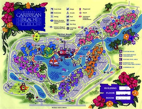 Caribbean Resort Disney World Map Map Of San Francisco Bay Area