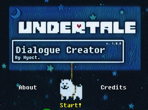Undertale Dialogue Creator Out Now Undertale Dialogue Creator By Hyoct
