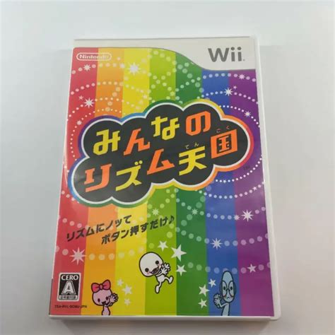 Nintendo Wii Minna No Rhythm Tengoku Rhythm Heaven Fever Rhythm Paradise Used Picclick