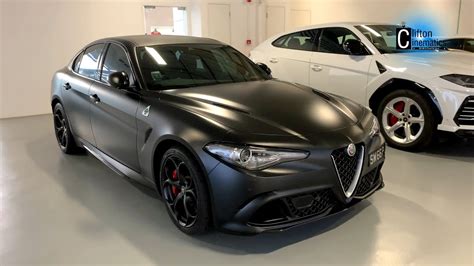 Alfa Romeo Giulia With Clear Matte Protective Wrap From Cool N Lite