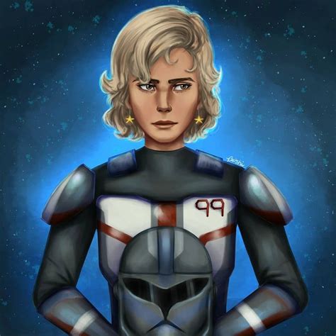 Older Omega Fanart By Me Clonewars Star Wars Awesome Star Wars Pictures Star Wars Characters