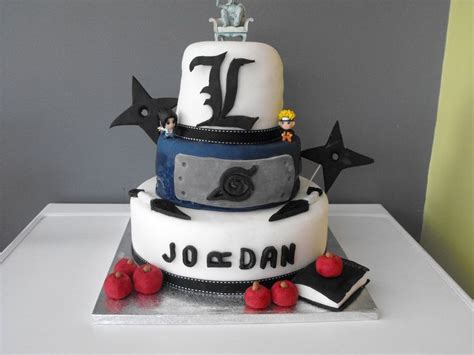 If you choose to do it this way, you might regret the choice you make. Birthday cake for a Anime Fans | Deathnote/Naurto Cake/One ...